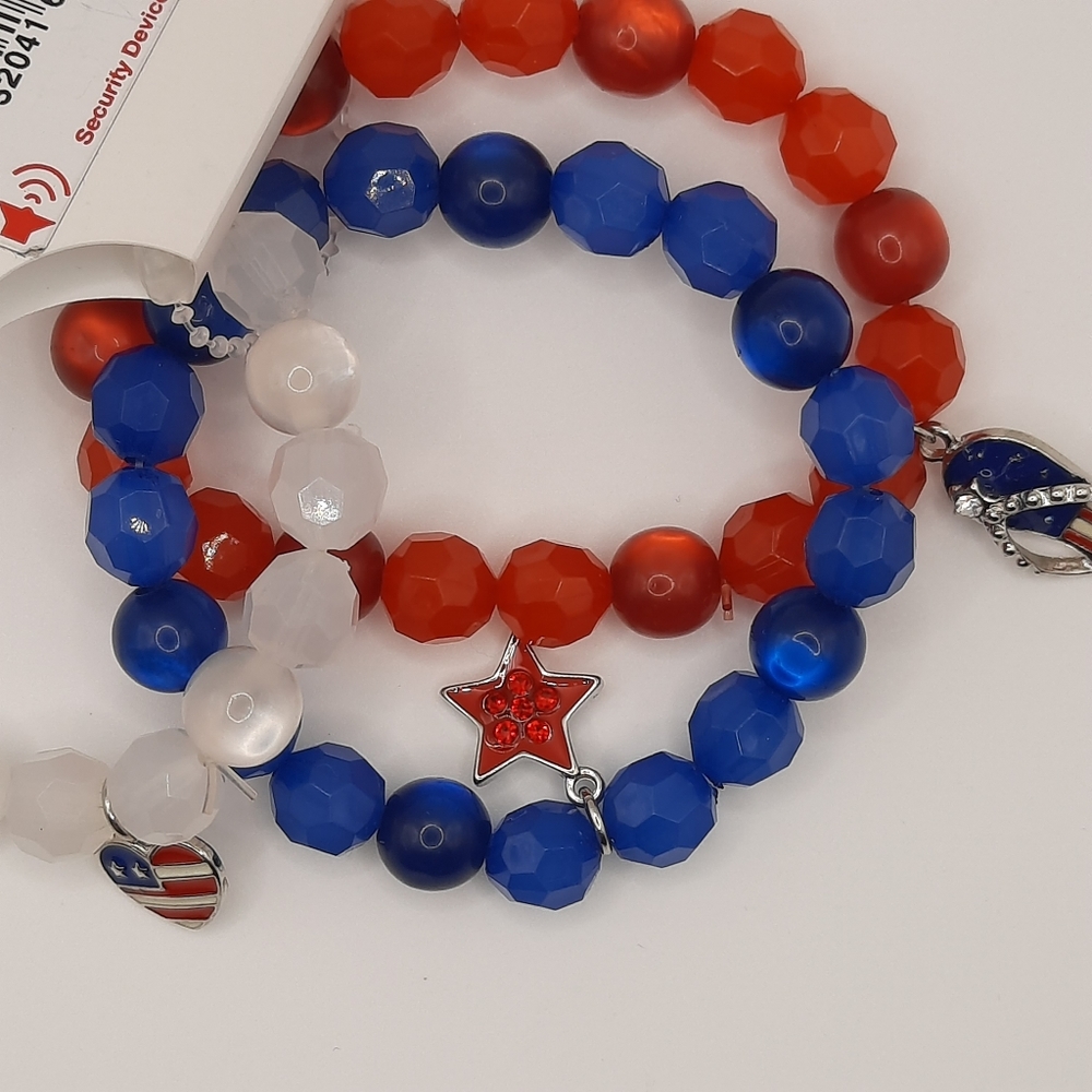 Fourth Of July charm bracelet.